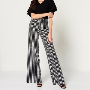 ##SOLD OUT##Striped wide leg pants